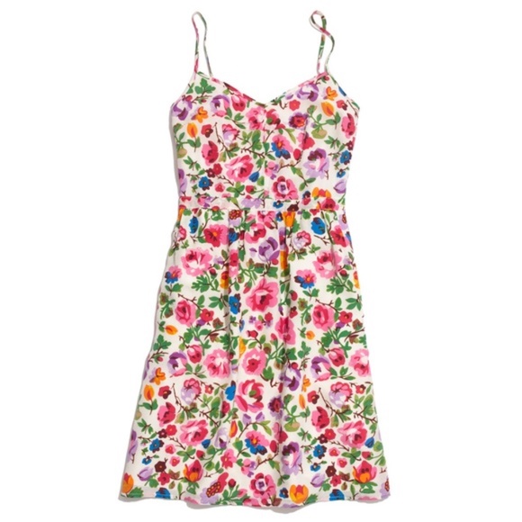 Madewell Silk Mini Cami Dress - Picture 3 of 6